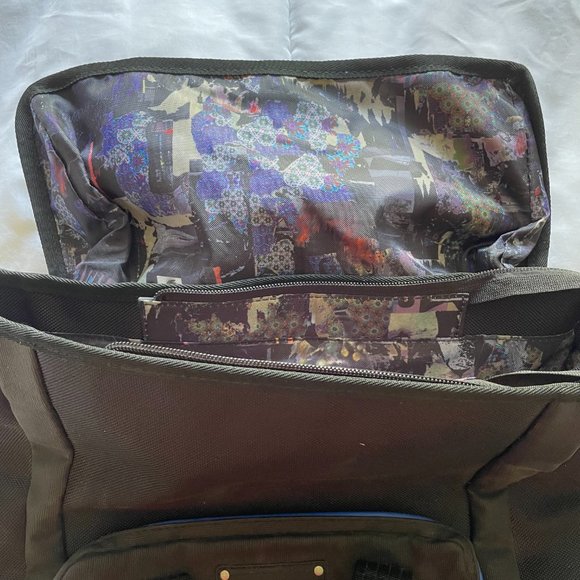 Robert Graham Backpack Knowledge Wisdom Truth Unisex Black And Blue - Picture 4 of 7